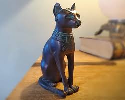 Egyptian Cat Statue, Bastet Statue, Egyptian Décor, 5.5 Inch ...