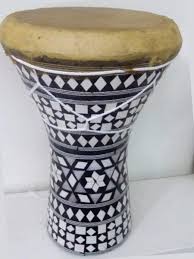 1PCS Large Egyptian Wooden Tabla Drum Doumbek Goat Skin ...