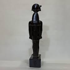 Statue of the God Horus, Ancient Egyptian vintage , Black ...