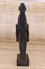 Statue Goddess Isis Black Egyptian Art Finish Made in Egypt ...