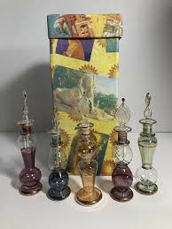 Vintage EGYPTIAN Perfume Bottle SET Of 5 In Original Box | eBay