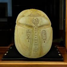 Rare Ancient Egyptian Scarab Amulet Stone Multicolor ...