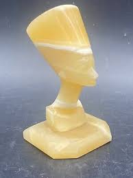 Vintage Egyptian Queen Nefertiti Altar Head Bust Sculpture ...