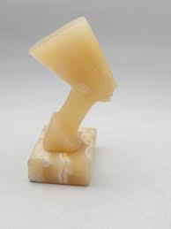 Alabaster Egyptian Revival Bust of Nefertiti - Etsy