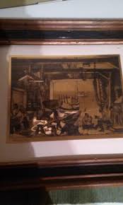 Lionel Barrymore Vintage Signed Old Boat Works Gold Etching | eBay