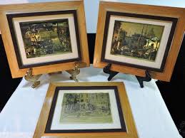 Lionel Barrymore Framed Gold Foil Etchings Prints 3 Available - Etsy