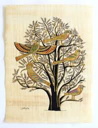Tree of Life | Ancient Egyptian Papyrus Painting – Arkan Gallery