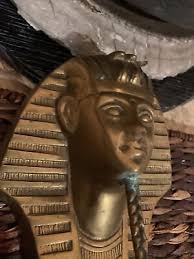 Brass Decor Vintage Pharaoh Head | eBay