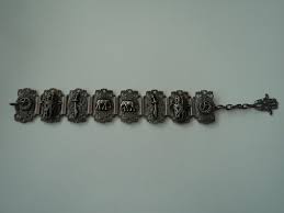 Buy Vintage Art Deco Elephant and Hansa Hand Silver Tone ...