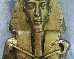 History Egyptian Pharaoh Akhenaten Amenhotep IV Sun God Sculptural Wall Relief Bust Neo-mfg 14" - Etsy Australia