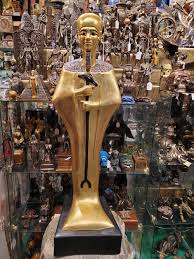 Vintage Gold-leaf Ptah Statue - Made in Egypt - Very Large Ancient Egyptian God Ptah Standing Sculpture - 36 Inches / 89cm Tall! - Etsy