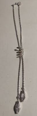 Lariat Snake Silvertone Vintage Necklace - "As Is" Attitudes ...