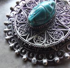 Egyptian Scarab Brooch/pendant - Etsy