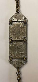 1890's unusual sectional SWEETHEARTS watch FOB ^ | eBay