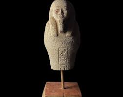 Egyptian Vintage Ushabti, Shabti With Museum Stand. Egyptian Replica Artifacts - Etsy