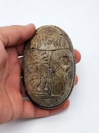 Rare Ancient Egyptian Scarab Pharaonic Antique Handmade With ...