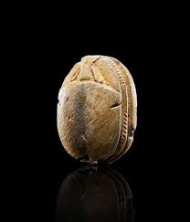 Sold at Auction: AN EGYPTIAN STEATITE SCARAB AMULET, LATE ...