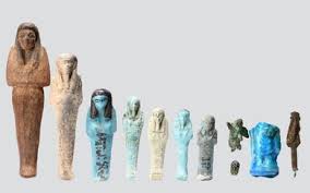 Seven Egyptian shabtis. New Kingdom - Late Period, circa ...