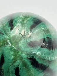 EICKHOLT GLASS ~ Signed by Robert Eickholt Floral Vase | EstateSales.org