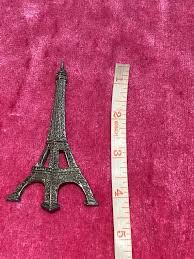Vintage 80s Metal Effiel Tower 3-D Pin - Etsy
