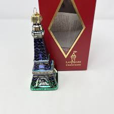 Eiffel Tower Paris Christmas Ornament by Landmark Creations ...