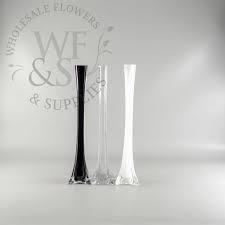 16″ Eiffel Tower Glass Vase - Wholesale Flowers and Supplies