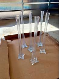 6) 20” Eiffel Tower Vases - Vases - Zimmerman, Minnesota | Facebook Marketplace | Facebook