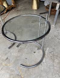 1970s Eileen Gray Chrome Side Tables - a Pair - Etsy