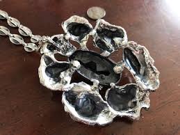 Vintage Tortolani Zodiac Silver Pendant Necklace - Virgo ...