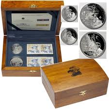 2004 Canada Île Saint-Croix $1 & 1/4 Euro Coins & Stamps Set ...
