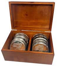 10 Washington Mint 8 oz .999 Silver "Eagle" Rounds 80 toz ...