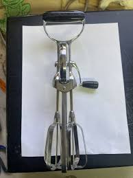 vintage ekco egg beater hand Mixer Stainless Steel USA | eBay