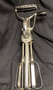 Vintage OEKCOO Hand Held Mixer Beater Manual USA Stainless ...