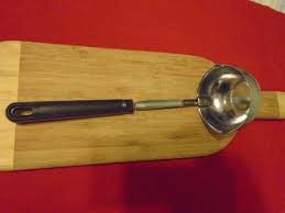Short 10" Ladle with Black Plastic Handle | eBay
