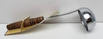 RARE Vintage 1983 Ekco S.S. Ladel w. Hardwood Handle #13341 3" x 11.5" USA NOS | eBay