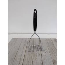 Vintage EKCO #3 Potato Vegetable Masher Black Handle Utensil ...