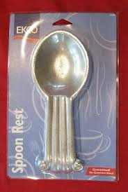 NEW Vintage 1998 Ekco Spoon Rest 8 1/2" Die Cast Aluminum ...