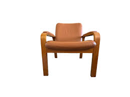 Vintage Ekornes Armchair, Mid Century Norwegian Leather ...