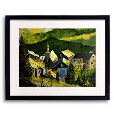 Made & Curated Belgian Village by Pol Ledent - Painting ...