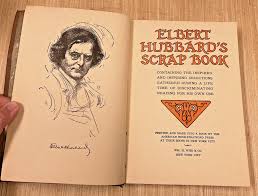 Elbert Hubbard's Scrap Book, 1923, Soft Leather, FANTASTIC ...