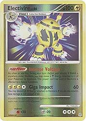 Pokemon Diamond & Pearl Reverse Holo Rare Card - Electivire ...