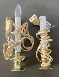 Darice Sensor Welcome Candle Lamps Solid Brass Base with ...