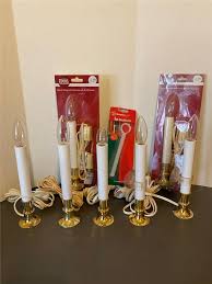 Set 7 Electric Christmas Candle Lights Night Light Lamp with ...