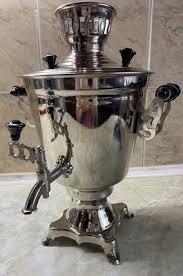 NOS VINTAGE Electric Brass SAMOVAR 3L 1990 In A Original Box W/Manual Works 220V | eBay