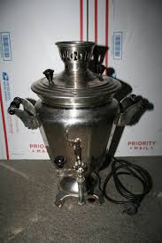 Vintage Samovar Tula/ Electric Soviet Russian Teapot Coffee Nickel silv 16" 220v | eBay