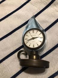 50'S PHINNEY WALKER Alarm Lucite Flame Chamberstick Jeweled German Novelty Clock $34.99 - PicClick