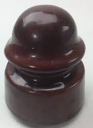 Antique Vintage Utility Electrical Insulator Brown 116 | eBay