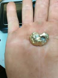 What is this potential silver nugget found in Calumet, MI?