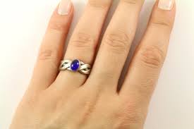 Vintage Sapphire Color Crystal Braided 925 Sterling Silver ...