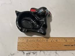 Vintage Japan Shafford Redware Personal Deer Ashtray Trinket ...